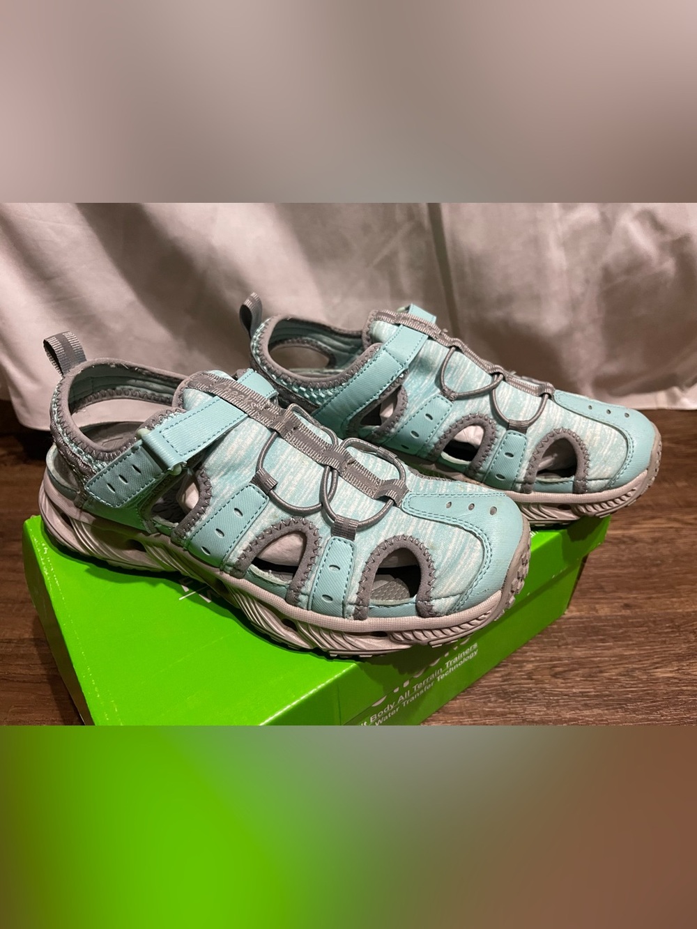 Tony Little’s Cheeks Fit Body All Terrain Trainers Seafoam- 8